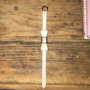 Kate Spade Saffiano Leather Bow Watch